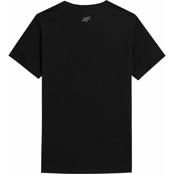 Koszulka męska 4FAW23TTSHM0863 4F - głęboka czerń