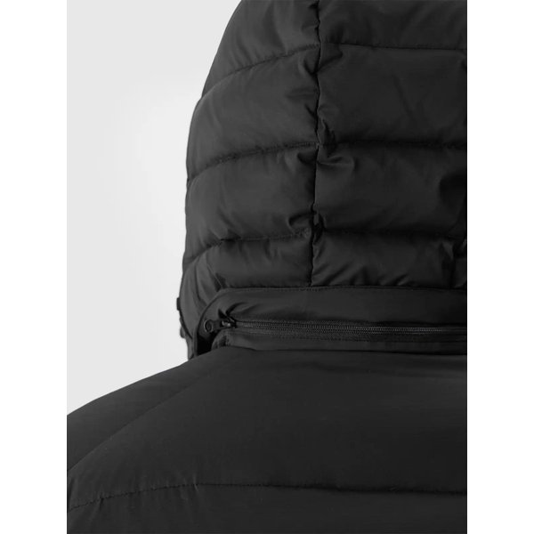 Kurtka puchowa męska TDJAM513 4F - głęboka czerń