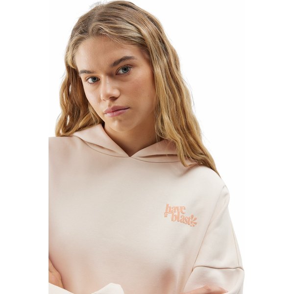 Bluza damska 4FAW23TSWSF698 4F - kremowy