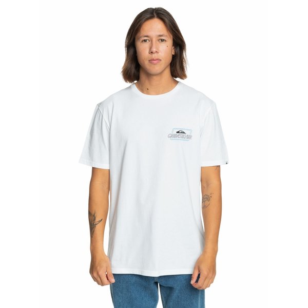 Koszulka męska Linebyline Tees Quiksilver - biała