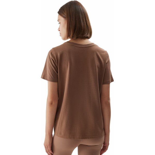 Koszulka damska 4FAW23TTSHF0902 4F - brąz