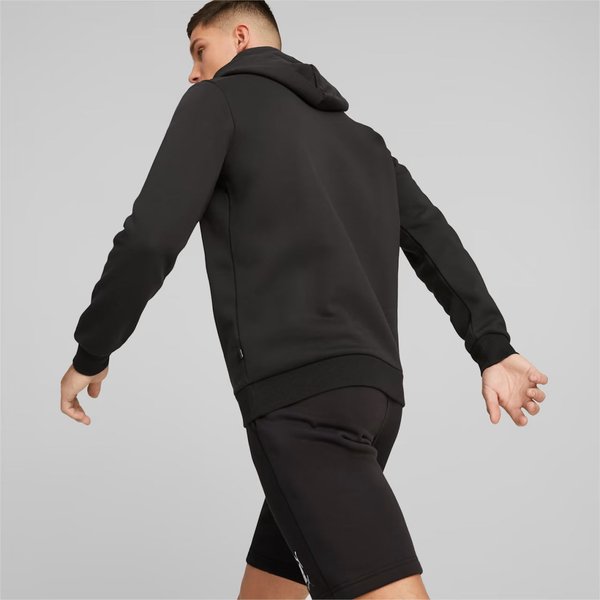 Bluza męska ESS+2 Small Logo Hoodie Puma - czarna
