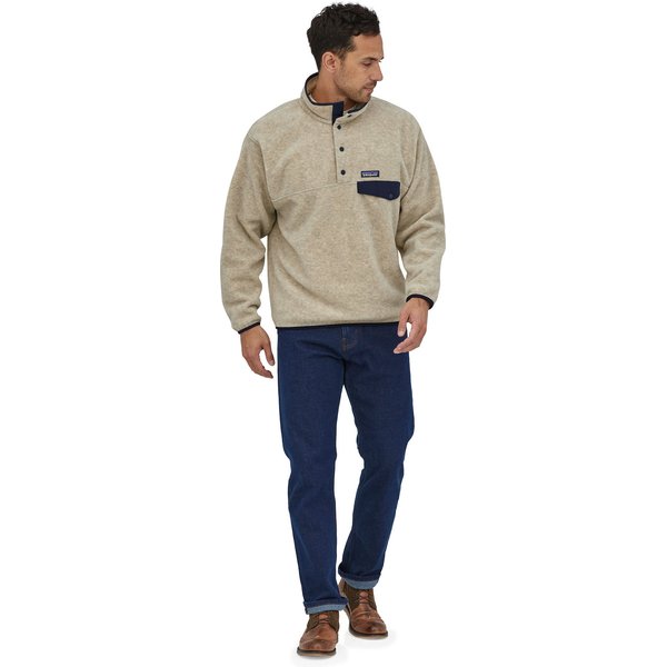 Bluza polarowa męska Synchilla Snap Fleece Pullover Patagonia - Burnished Red