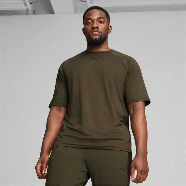 Koszulka męska Cloudspun ThermoAdapt Perf Tee Puma - Dark Olive