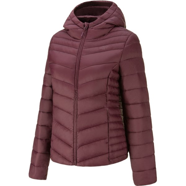 Kurtka zimowa damska 4FAW23TDJAF225 4F - ciemny fiolet