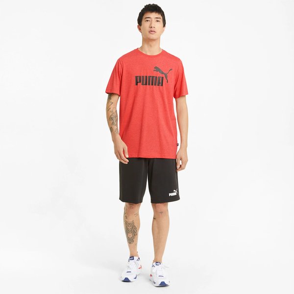 Koszulka męska Essentials Heather Puma - red
