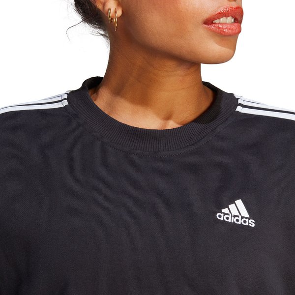 Bluza damska Essentials 3-Stripes Adidas - czarna