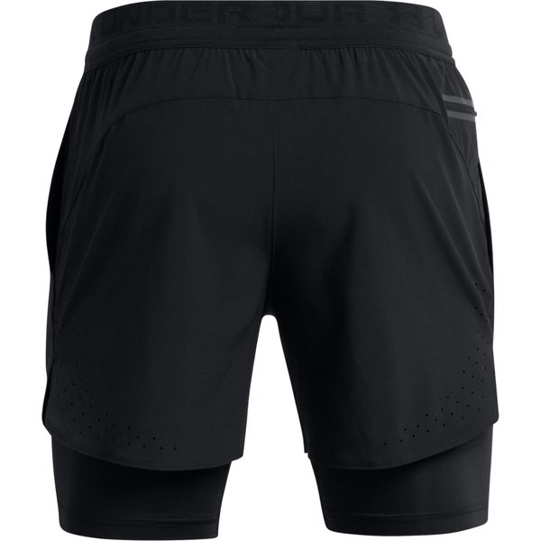 Spodenki męskie Peak Woven 2w1 Under Armour - czarne