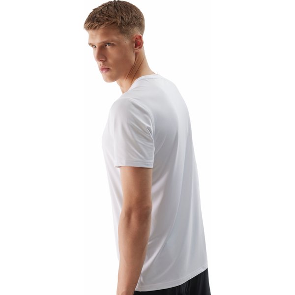 Koszulka męska 4FWSS24TFTSM598 4F - biały