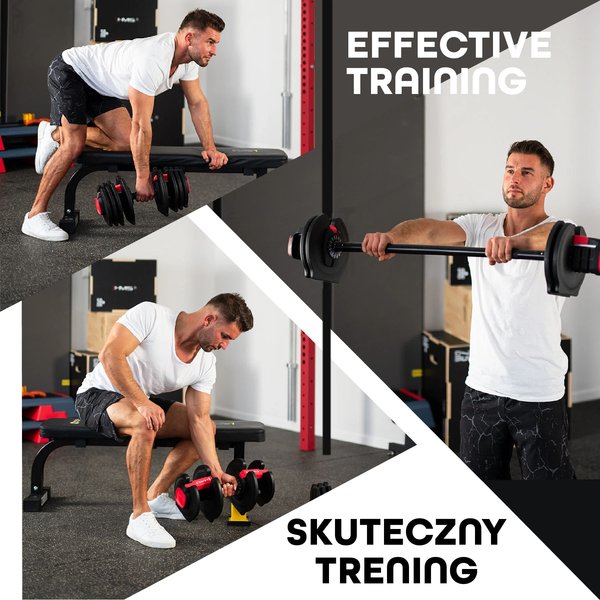 Zestaw regulowanych obciążeń SRG40 Pro 43,5kg HMS