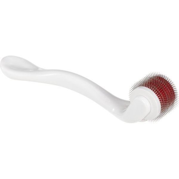 Derma roller do mezoterapii, masażu twarzy Gymtek - biały