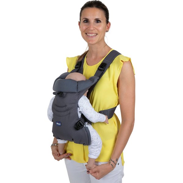Nosidełko Easy Fit Chicco - szare/grafitowe