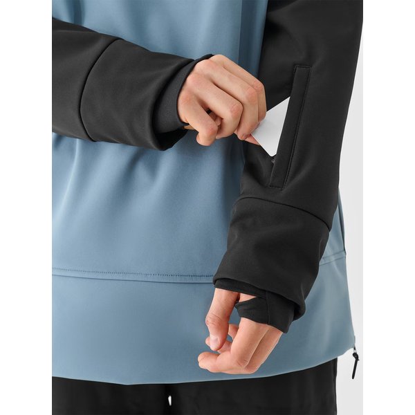 Bluza snowboardowa męska FOB TSOFM255 4F - denim