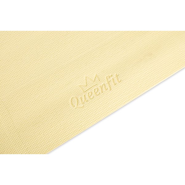 Mata do ćwiczeń, jogi 0,5cm Queenfit - żółta