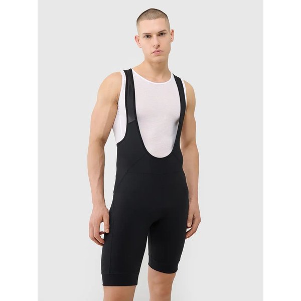 Spodenki rowerowe na szelkach męskie TFSTM040 4F