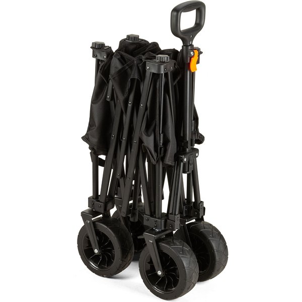 Wózek turystyczny, składany gumowe koła BlackRover 100L Outtec