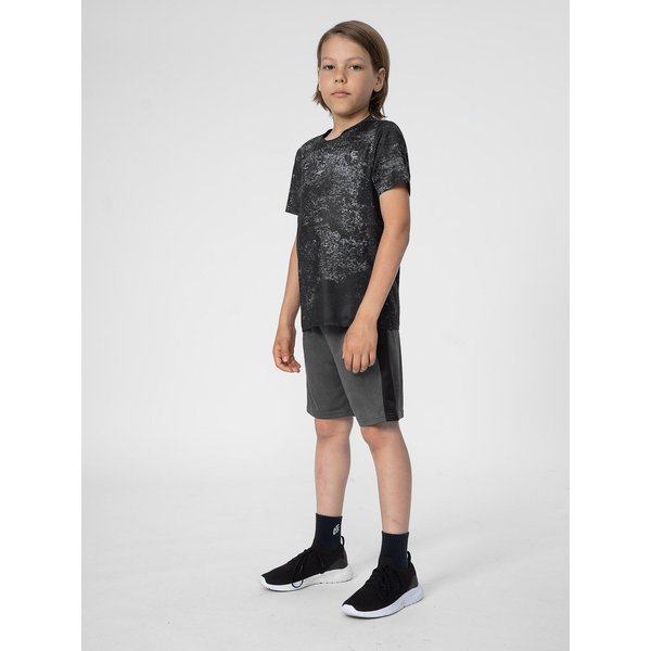 Spodenki chłopięce 4FJSS23TFSHM153 4F - szare