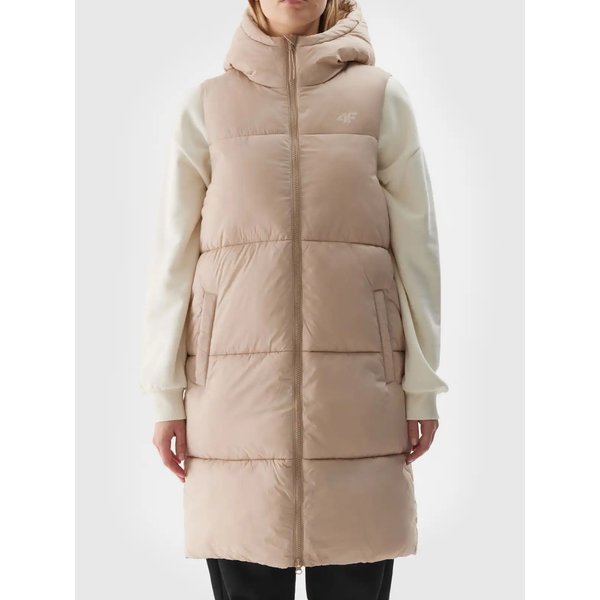 Kamizelka damska TVJAF143 4F - beż