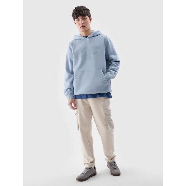 Bluza męska TSWSM1621 4F - jasny niebieski