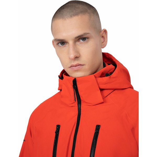 Kurtka męska 4FSS23TTJAM081 4F - pomarańczowa