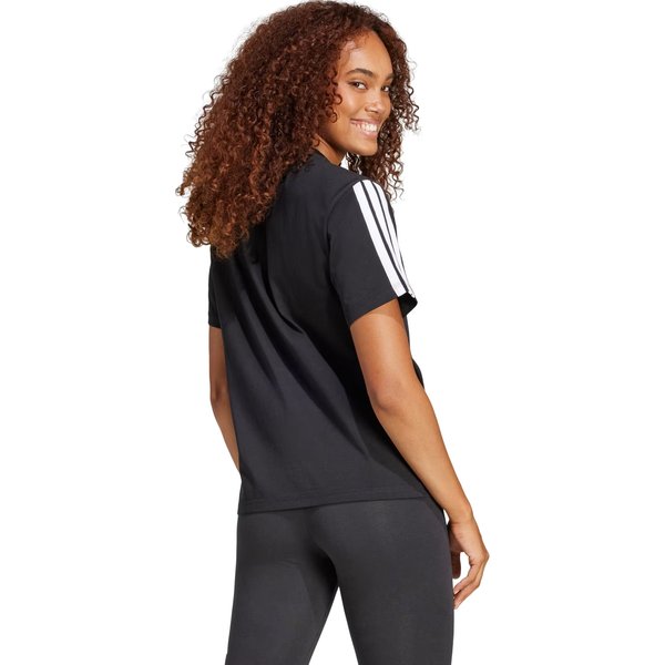 Koszulka damska Essentials 3-Stripes Adidas - black