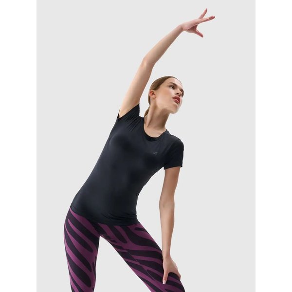 Koszulka damska TFTSF1235 4F - głęboka czerń