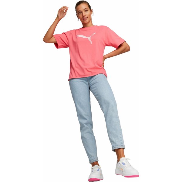 Koszulka damska Her Tee Logo Puma - różowa