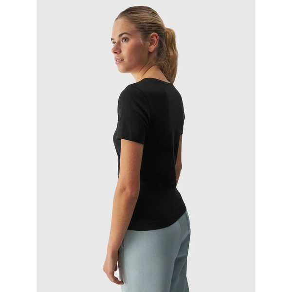 Koszulka damska TTSHF1649 4F - głęboka czerń