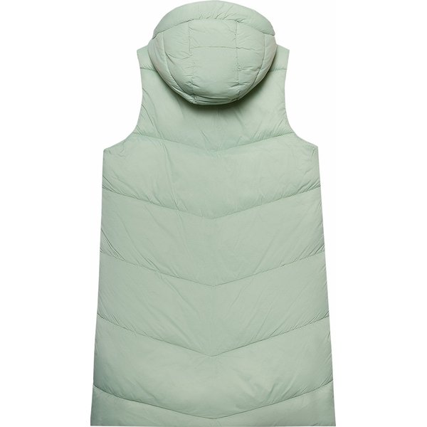 Kamizelka puchowa damska 4FWSS24TVJAF114 4F - jasna zieleń