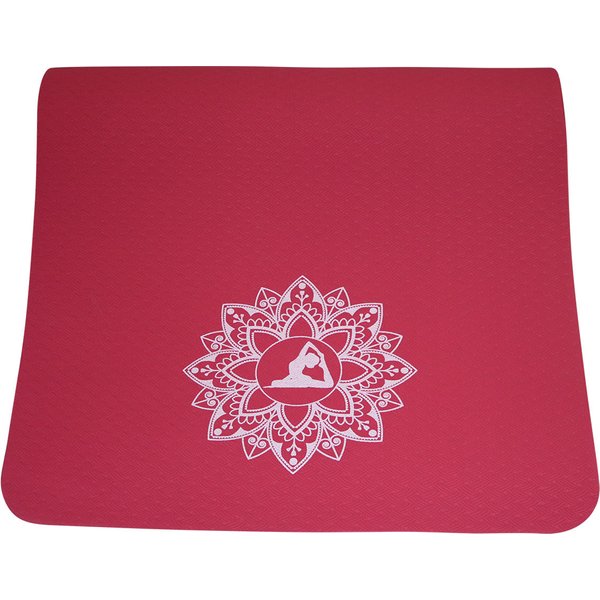 Mata do ćwiczeń, jogi Yoga 0,6cm Sportvida WYPRZEDAŻ