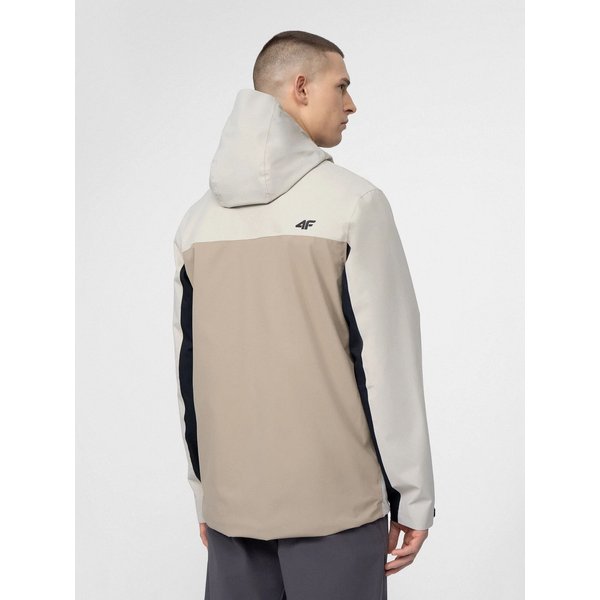 Kurtka męska H4L22 KUM060 4F - brązowa