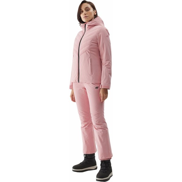 Kurtka narciarska damska 4FAW23TJACF122 4F - jasny róż