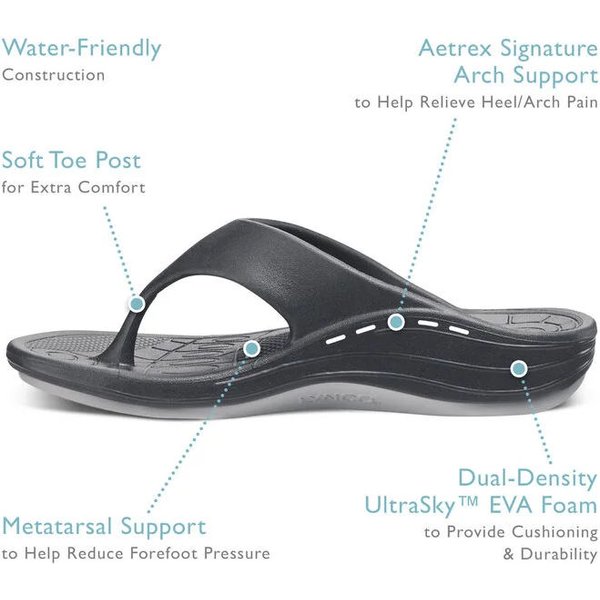 Klapki, japonki Maui Artrex - Black