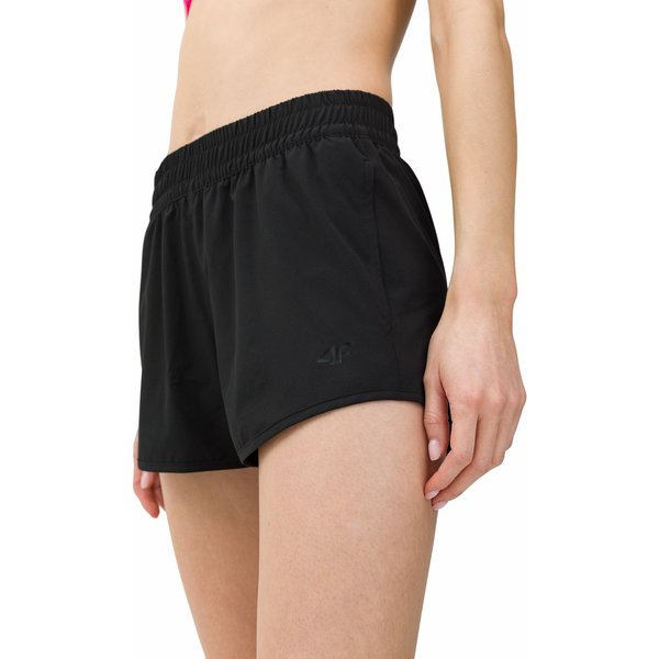 Spodenki plażowe damskie 4FWSS24UBDSF098 4F - głęboka czerń