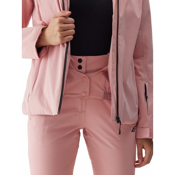 Kurtka narciarska damska 4FAW23TJACF120 4F - jasny róż