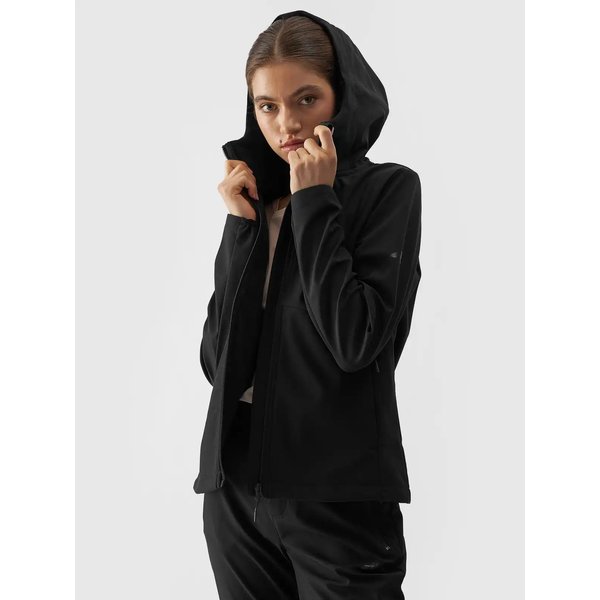 Softshell damski TSOFF285 4F - głęboka czerń