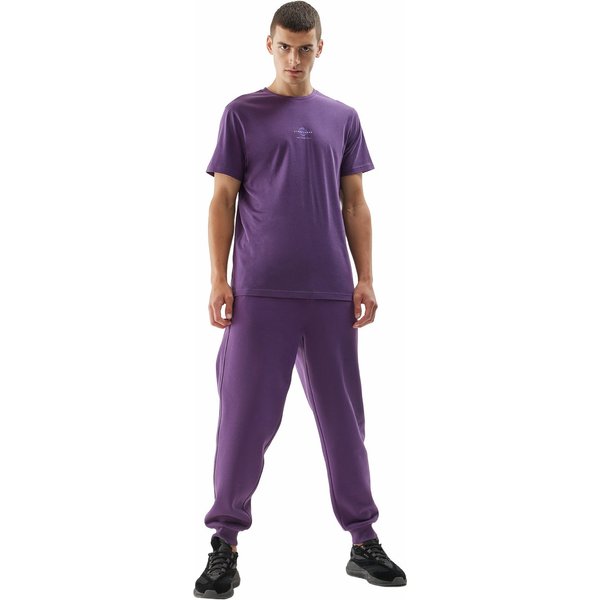 Koszulka męska 4FAW23TTSHM0889 4F - fiolet