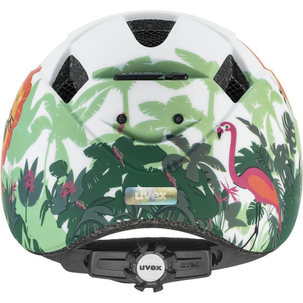 Kask rowerowy juniorski Kid 2 CC Uvex - zielony/zwierzęta