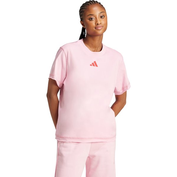 Koszulka damska All Szn Loose Graphic Adidas - pink