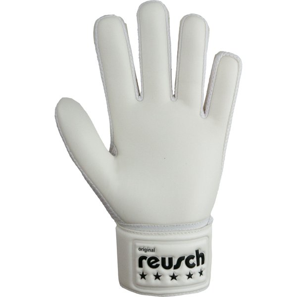 Rękawice bramkarskie juniorskie Legacy Arrow Solid Reusch - white