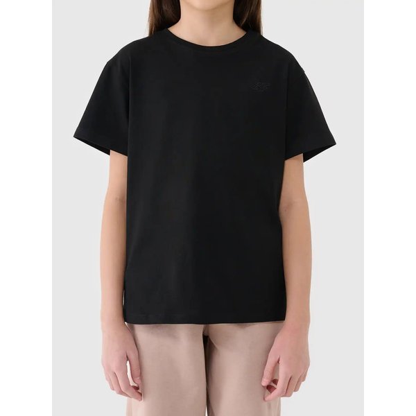 Koszulka dziewczęca TTSHF2332 4F - głęboka czerń