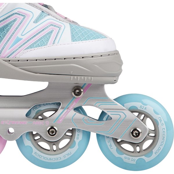 Rolki regulowane NA 14169 A Nils - Niebiesko-szare