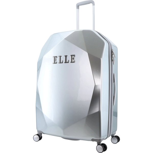 Walizka na kółkach Diamond 93L Elle - srebrna