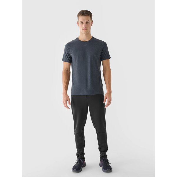Koszulka męska TFTSM1003 4F - antracyt melanż