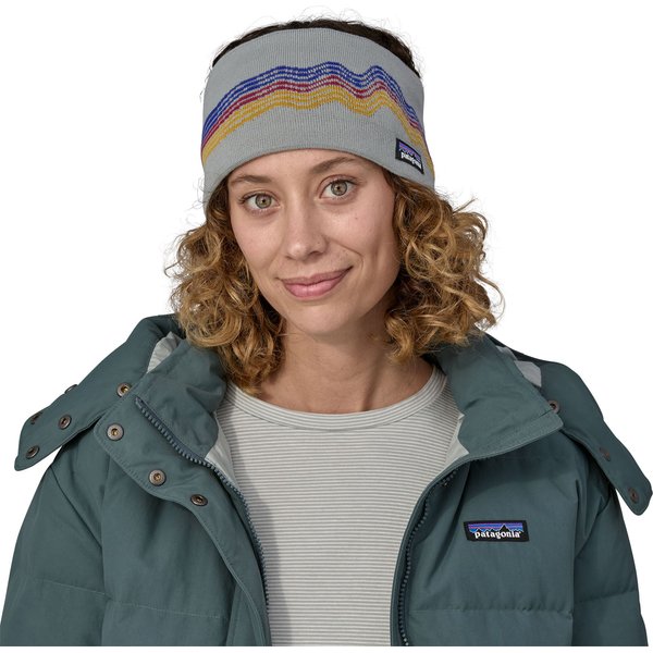 Opaska na głowę Powder Town Headband Patagonia - Fresh Tracks: Dried Vanilla