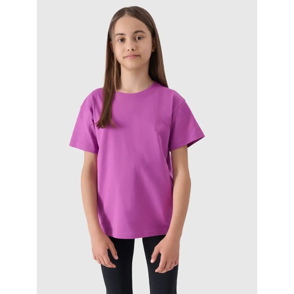 Koszulka dziewczęca TTSHF2326 4F - ciemny fiolet