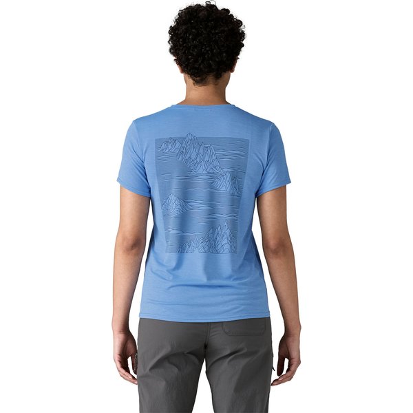Koszulka damska Capilene Cool Daily Graphic Patagonia - Strataspire: Abundant Blue X-Dye