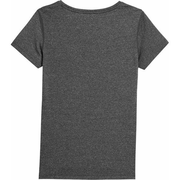 Koszulka damska 4FSS23TFTSF262 4F - czarny melanż