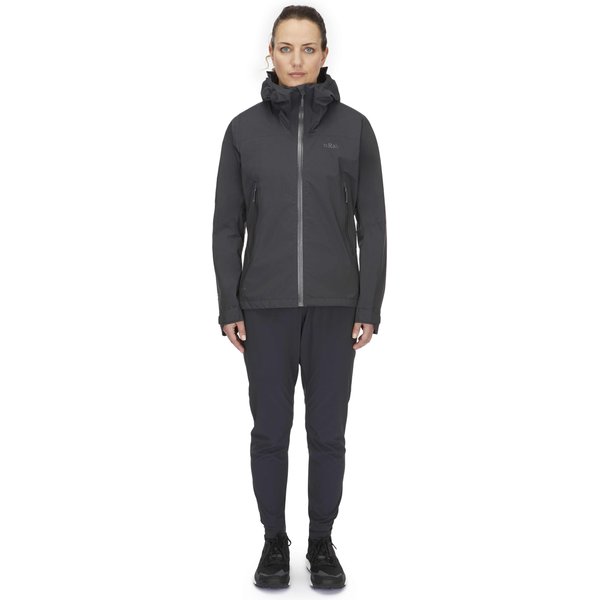 Kurtka damska Downpour Light Rab - Anthracite