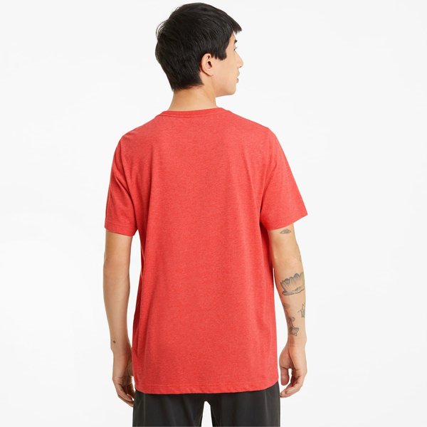 Koszulka męska Essentials Heather Puma - red